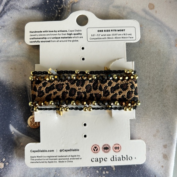 NWT cape diablo Safari Chic Apple Watch Strap - Picture 3 of 9